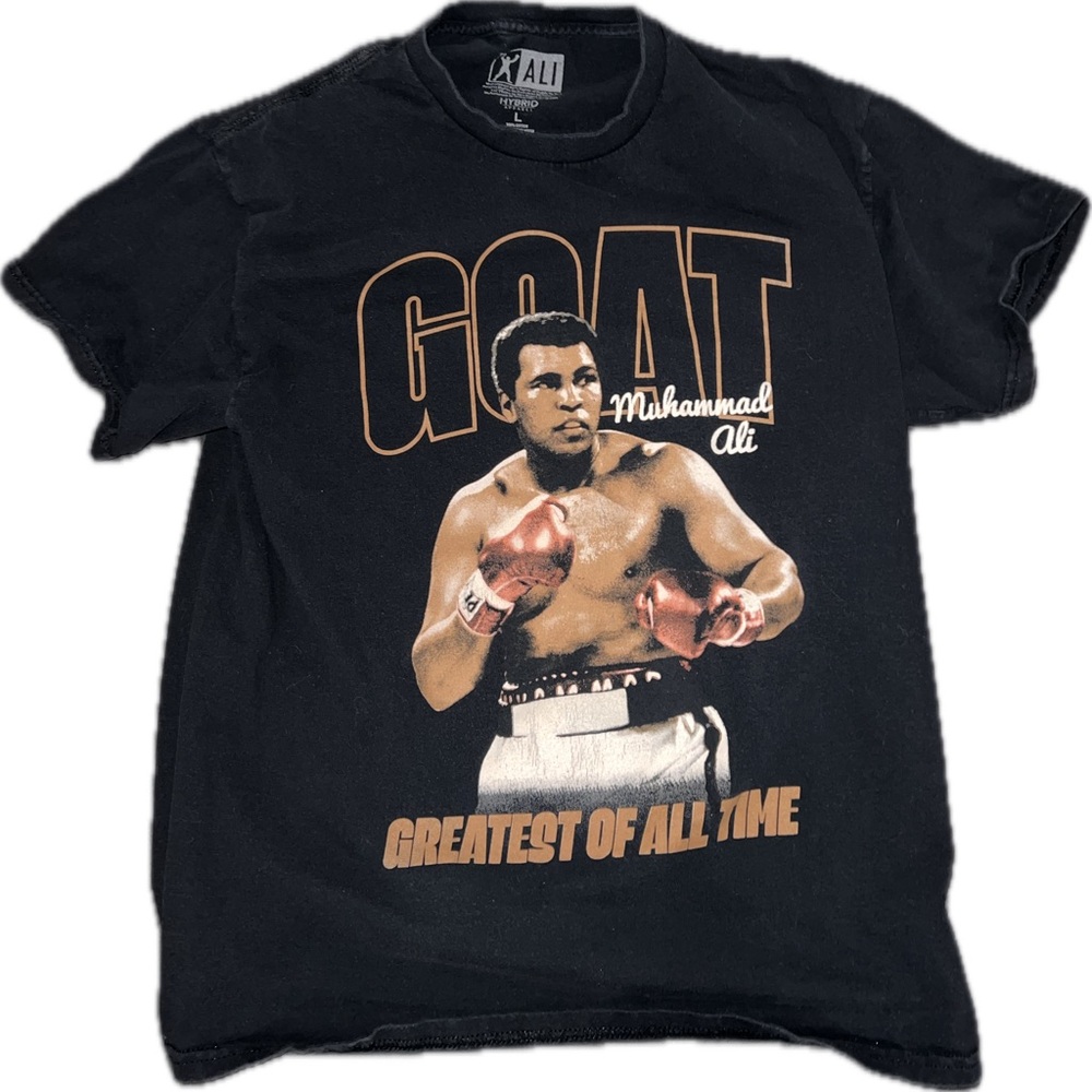 GOAT Muhammad Ali Graphic T-Shirt Black - Large